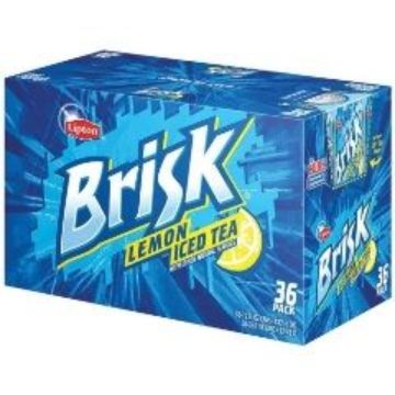 Picture of LIPTON BRISK LEMON ICED TEA 12OZ CAN 36PK