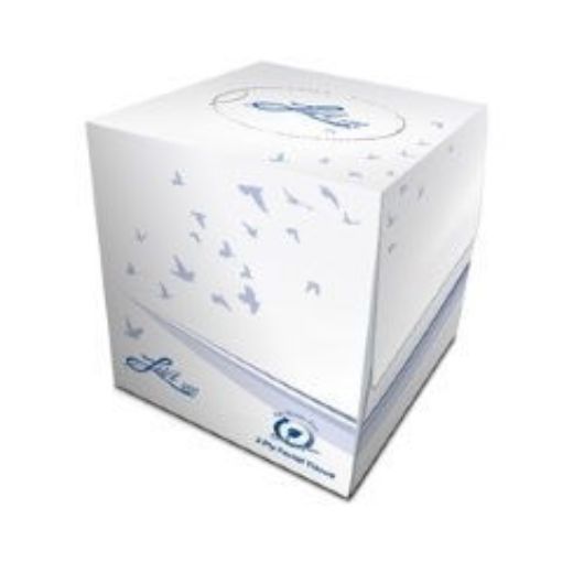 Picture of LIVI VPG CUBED FACIAL TISSUE VIRGIN FIBER 90 SHEET
