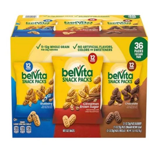 Picture of BELVITA BITES BREAKFAST BISCUITS VARIETY 36PK