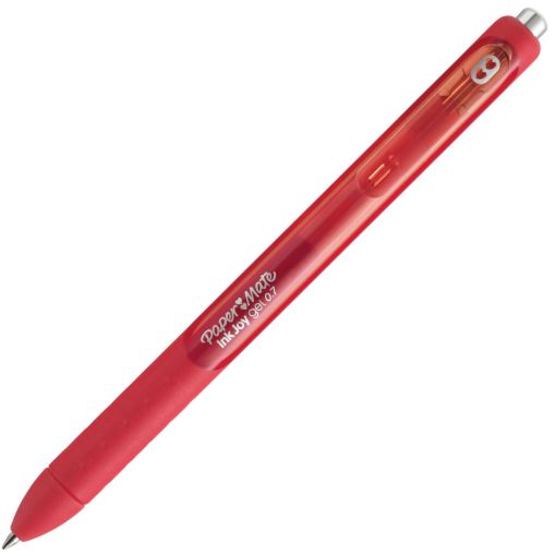 Picture of Gel Pens, InkJoy, 0.7 mm, Retractable, Red Ink, 1 DZ