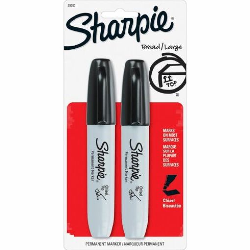 Picture of MARKER,SHARPIE,CHSL,BK,2CT