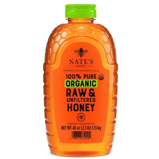 Picture of NATURE NATE'S 100% ORGANIC RAW AND UNFILTERED HONEY 40OZ