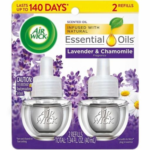 Picture of Scented Oil Warmer Refill, 0.7 oz, Lavender & Chamomile, Up To 60 Days, 2 PK