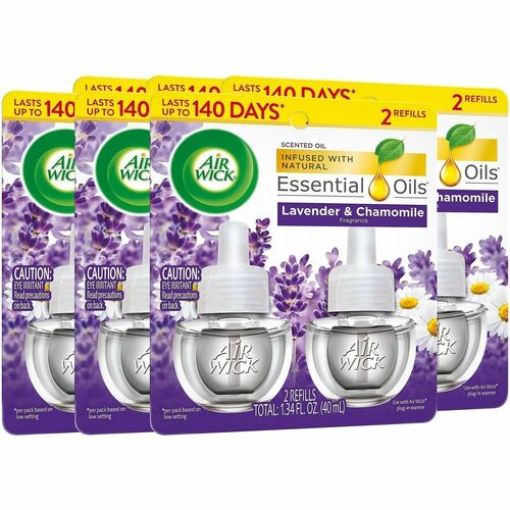 Picture of Scented Oil Warmer Refill, 0.7 oz, Lavender & Chamomile, Up To 60 Days, 2/Pack, 6 PK/CT