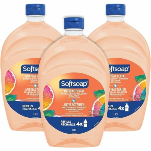 Picture of Antibacterial Soap Pump, Crisp Clean Scent, 48 oz, Moisturizing, 3 EA/CT